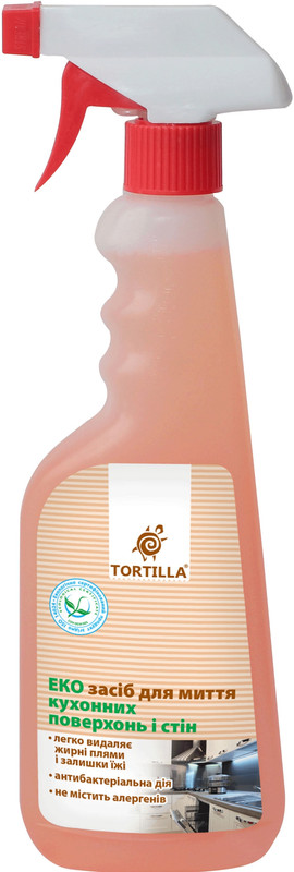 Засіб TORTILLA для миття кухонних поверхонь і стін, 450мл